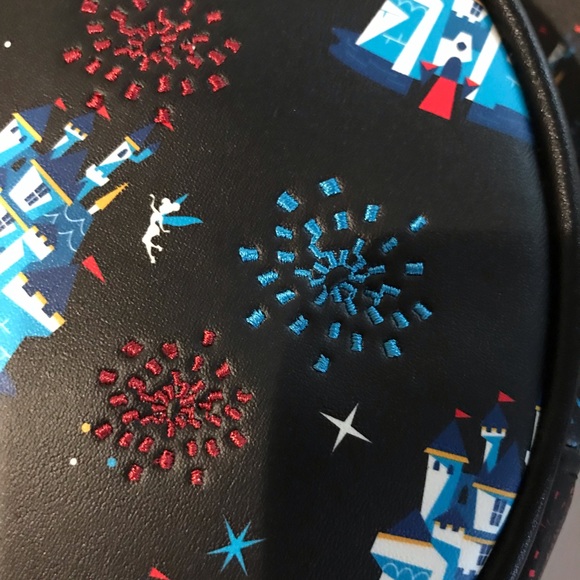 Disneyland 65th Anniversary Loungefly Crossbody Bag - NEW - Picture 3 of 15